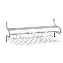 Wall Coat Rack with Shelf- 49" Wide.