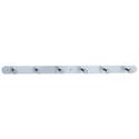 Wall Mounted Coat Rack with Six Coat Hooks.