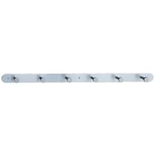 Wall Mounted Coat Rack with Six Coat Hooks.