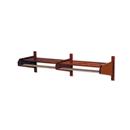 Wall mounted 48" Wide Oak Coat Rack with Shelf
