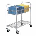 36"W Wire Mail Carts