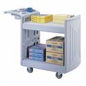 2-Shelf Molded Utility Cart
