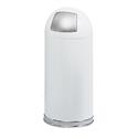 Dome Push Top Trash Can