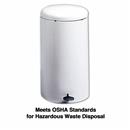 7 Gallon Hazardous Waste Trash Can