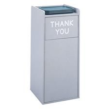 Wood Trash Bin with Tray Top