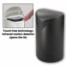 "Touchless" Plastic Trash Can