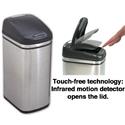 8.4 Gallon Touchless Trash Can