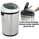17 Gallon Touchless Trash Can