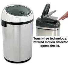 17 Gallon Touchless Trash Can