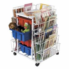 Deluxe Children's Mobile Book Rack