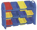 Childrens Toy Organizer - 12 Storage Bins
