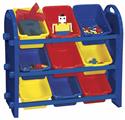 Childrens Toy Organizer - 9 Storage Bins