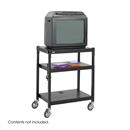 Steel Adjustable Height Media Cart