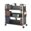 Double-Sided Mobile Book Cart