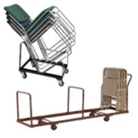Stackable and Folding Chair Dollies, Chair Trucks and Carts