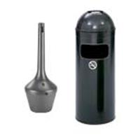 Outdoor Cigarette Receptacle and Outdoor Ashtray