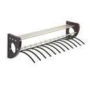 48"W Wood Wall Coat Rack with Hangers