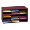 Steel File Organizer - 15 Compartments