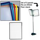 Display Panels for D5598 - Set of 5