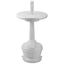 30"H Cigarette Receptacle with Table