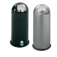 Metal and Stainless Steel Trash Cans