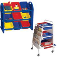 Toy Storage and Books Racks