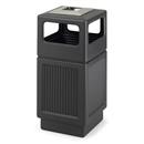 38 Gallon Outdoor Trash Can with Ashtray