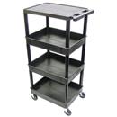 Utility Cart – Four 24" x 18" Shelves