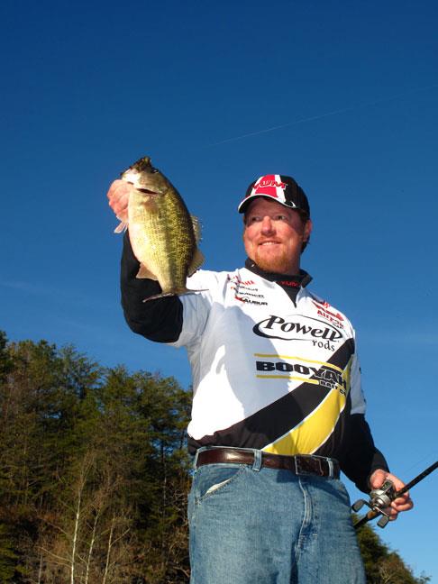 kyle mabrey with big spotted bass
