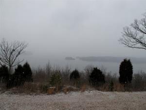 snowy view from state park