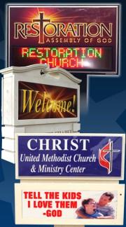 LED Church Signs