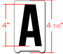 4 Inch Letters