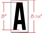 8 Inch Letters
