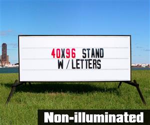 Non-illuminated Changeable Letter Portable Sign