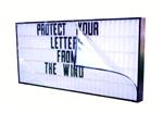 Wind Protector / Letter Guard for 40" x 8' Portable Signs