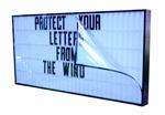 Wind Protector / Letter Guard for 4' x 8' Portable Signs