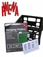 Letter Caddy with 300 8" Red .030 Sign Letters