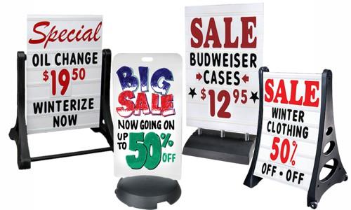 Sidewalk Signs from Outdoor Signs America