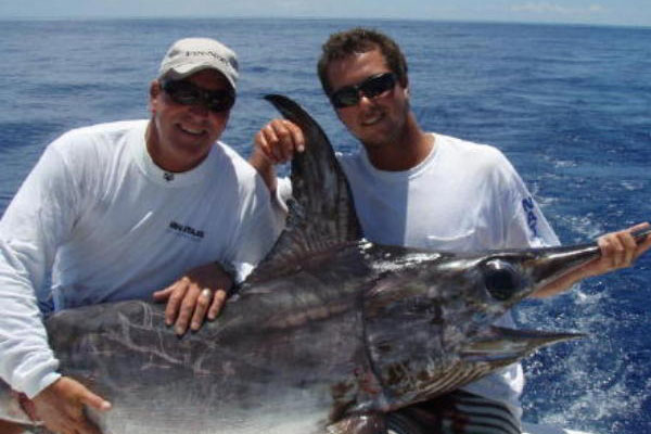 Captain George Campbell and Swordfish