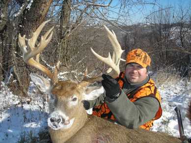 Dave with his whitetail buck