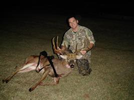 Fred and his trophy whitetail deer