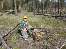 John with his Colorado bull elk
