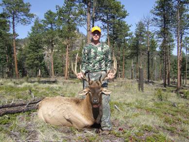 John with his Colorado bull elk