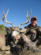 Neil and his mule deer