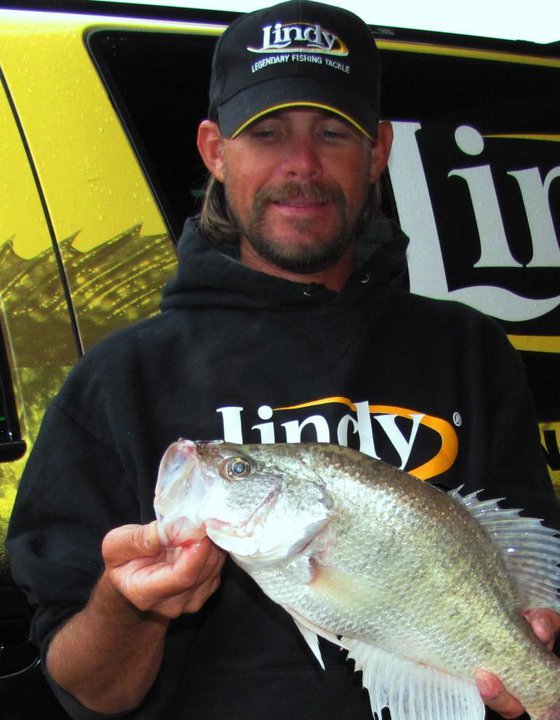 Lake record 2.8 lb. white crappie from Oklahoma's Lake Eufaula