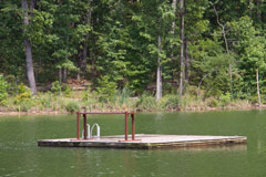 Floating Peir in Spoonwood lake