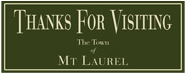 Thanks for visiting sign.
