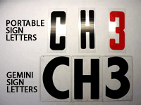 gemini and portable sign letters