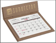V-Natural™ 3-Month Jumbo Pop Up Calendar