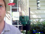 Wingscapes founder Bart Stephens setting up his BirdCam.